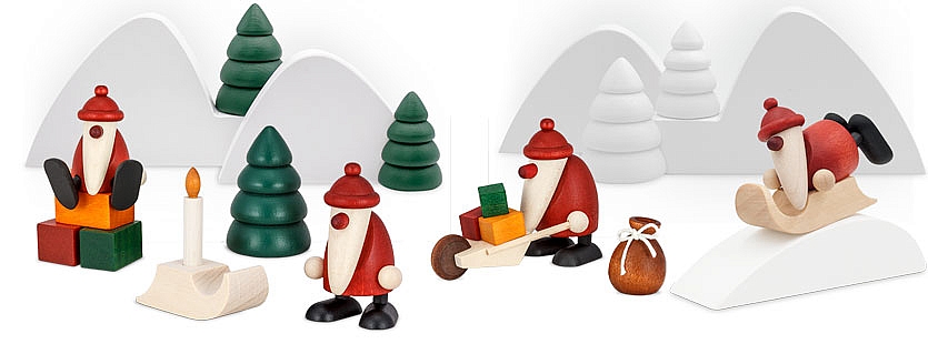 Bjoern Koehler Miniature Santa Clauses