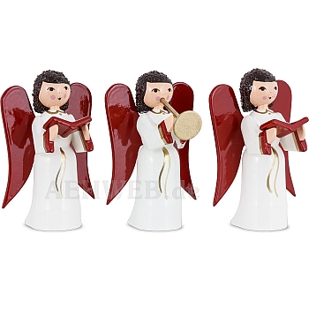 Nativity angels, lacquer painting