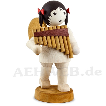 Angel with Pan Flute stained