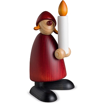 Mrs. Claus with candle