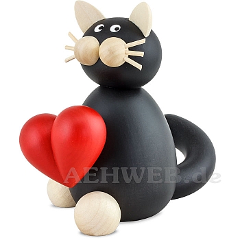 Cat Hilde with Heart large