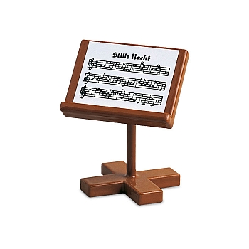 Small music stand for sitting angels
