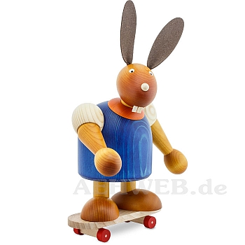 Big bunny with Skateboard blue