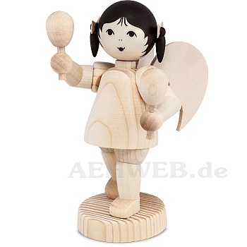Angel with Maracas standing natural