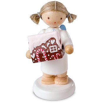 Angel with Gingerbread House