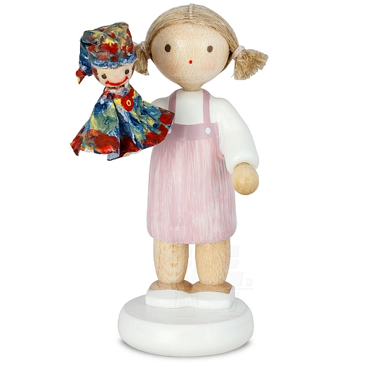 Girl with Kasperle Puppet