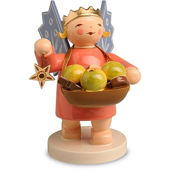 Angel wearing Crown with Basket