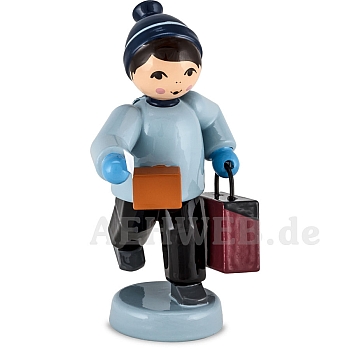 Boy with Suitcase blue from Ulmik