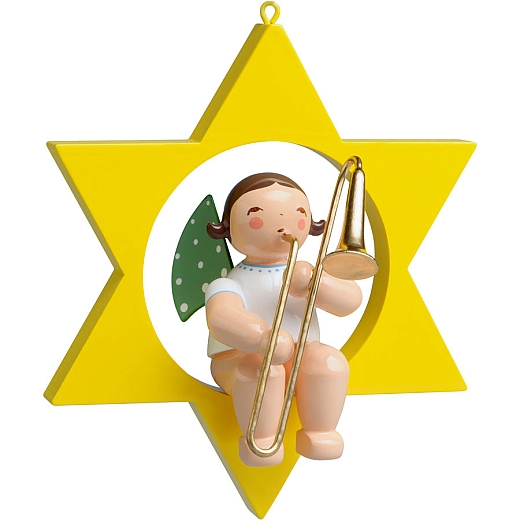 Angel with Trombone in the Star
