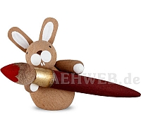 Rabbit with paintbrush
