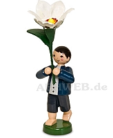 Boy with Chinese Sacred Lily