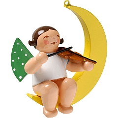 Angel with Violin in the moon
