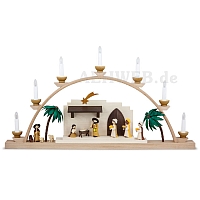 Candle arch nativity