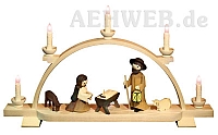 Candle arch Holy family