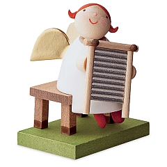 Guardian angel with washboard