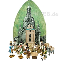 Erbauung der Frauenkirche zu Dresden