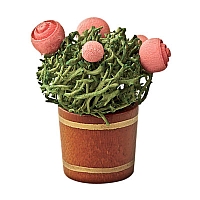 Rose flower pot