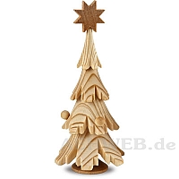 Christmas tree, natural wood