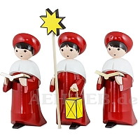 Carolers red lacquer 13 cm