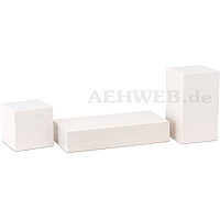 Pedestal set white for LED Arch