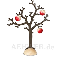 Baum mit 3 Äpfeln