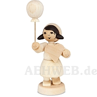 Girl with Gingerbread and Balloon natural wood from Ulmik