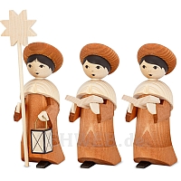 Carolers rosewood stained 13 cm