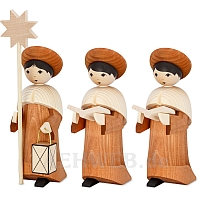Carolers rosewood stained 22 cm