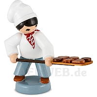 Bäckerjunge mit Schieber rot von Ulmik