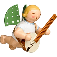 Engel mit Banjo schwebend
