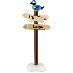 Signpost for winter hiking children lacquer painted from Ulmik
