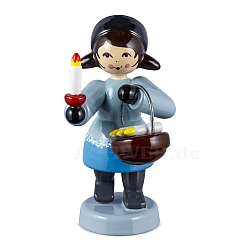 Candle seller girl blue from Ulmik