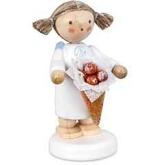 Angel with curd balls from Flade